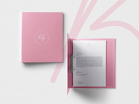 Presentation Folder design + printing gold coast